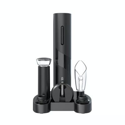 Automatic Electric Bottle Opener 7-Piece Wine Gift Set Wine Accessory Kit , Wine Aerator Pourer
