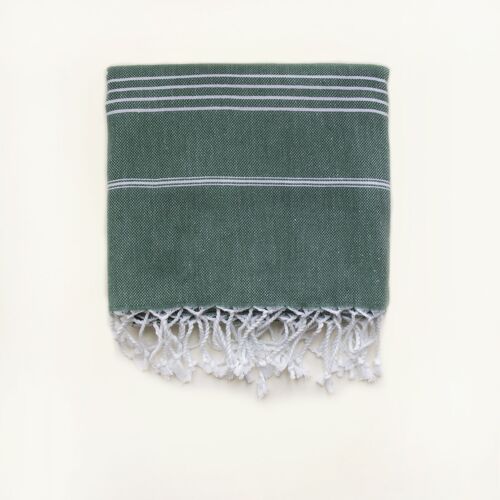 Turkish Towel Beach Boys Khaki Green - A peace of green 🌻