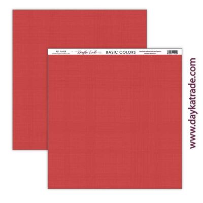 PL-029 DOUBLE-SIDED PLAIN PAPERS WITH DAYKA FABRIC TEXTURE EFFECT