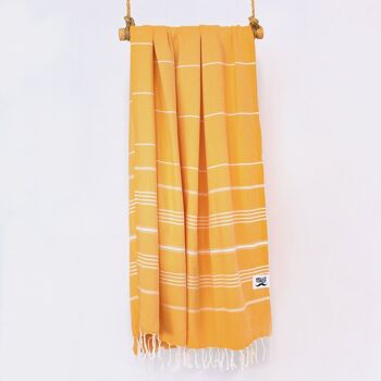 Serviette Turque Beach Boys Orange - Une serviette ensoleillée pour plus de bonheur ☀️ 2