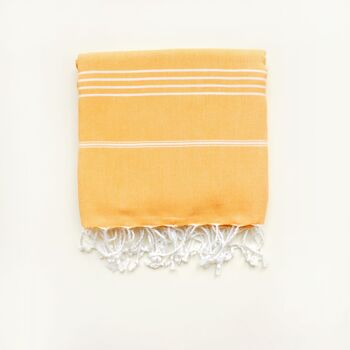 Serviette Turque Beach Boys Orange - Une serviette ensoleillée pour plus de bonheur ☀️ 1