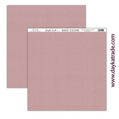 PL-033 DOUBLE-SIDED PLAIN PAPERS WITH DAYKA FABRIC TEXTURE EFFECT