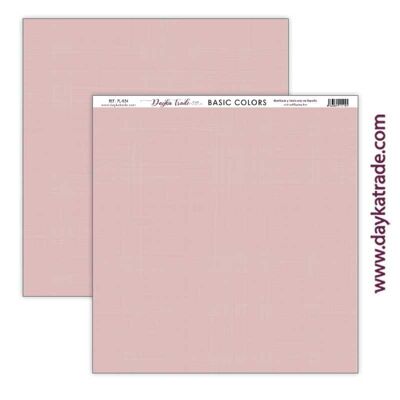 PL-034 DOUBLE-SIDED PLAIN PAPERS WITH DAYKA FABRIC TEXTURE EFFECT