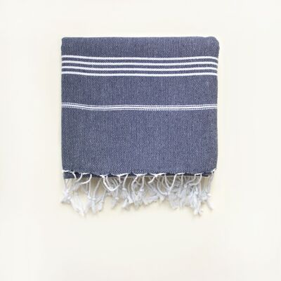 Beach Boys Dark Gray Turkish Towel - No black is enough black, so we made it dark gray 😉