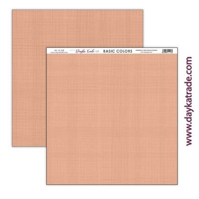 PL-036 DOUBLE-SIDED PLAIN PAPERS WITH DAYKA FABRIC TEXTURE EFFECT