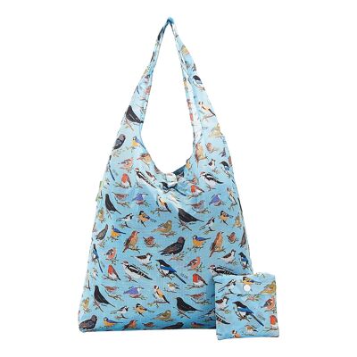 Eco Chic Lightweight Foldable Reusable Shopping Bag Wild Birds