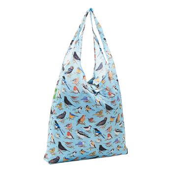 Eco Chic Sac de Courses Pliable et Réutilisable Léger Oiseaux Sauvages 3