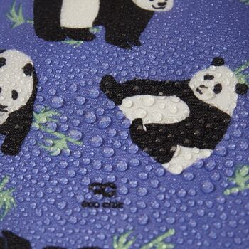 Eco Chic Sac de Courses Pliable et Réutilisable Léger Pandas 3