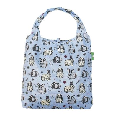 Eco Chic Lightweight Foldable Reusable Shopping Bag Bunny