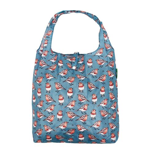 Eco Chic Lightweight Foldable Reusable Shopping Bag Robins