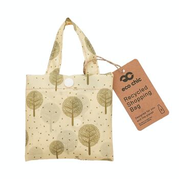 Sac de courses réutilisable pliable léger Eco Chic Tree of Life 2