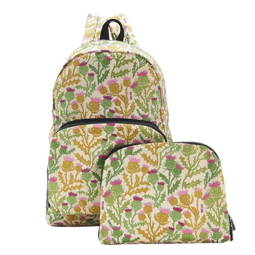 Eco Chic Lightweight Foldable Backpack Thistle