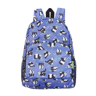 Eco Chic Lightweight Foldable Backpack Pandas
