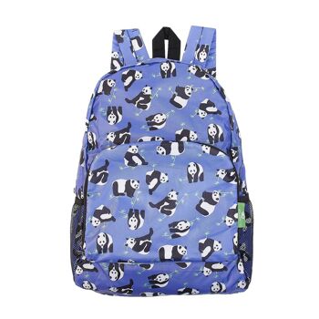 Sac à dos pliable léger Eco Chic Pandas 1