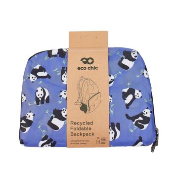 Sac à dos pliable léger Eco Chic Pandas 3