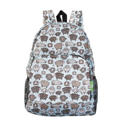 Eco Chic Lightweight Foldable Backpack Cute Sheep