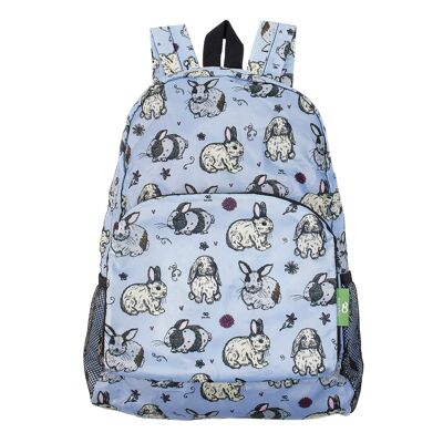 Eco Chic Lightweight Foldable Backpack Bunny