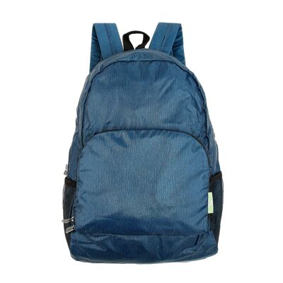 Eco Chic Lightweight Foldable Backpack Midnight Blue