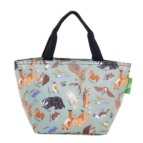 Eco Chic Lightweight Foldable Lunch Bag Woodland