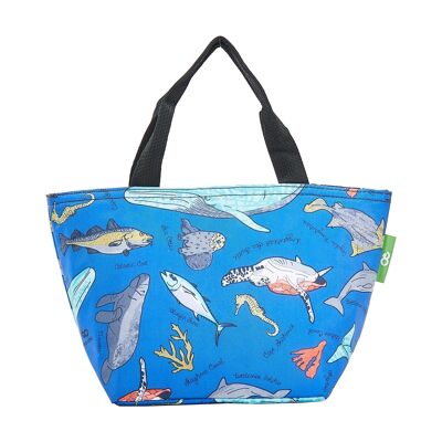 Eco Chic Lightweight Foldable Lunch Bag Sea Creatures
