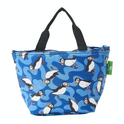 Eco Chic Lightweight Foldable Lunch Bag Puffins