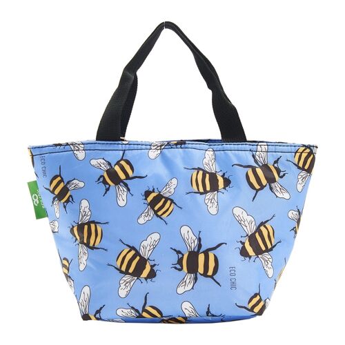Eco Chic Lightweight Foldable Lunch Bag Bees