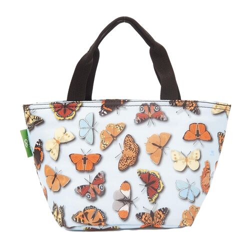 Eco Chic Lightweight Foldable Lunch Bag Wild Butterflies
