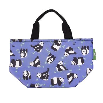 Eco Chic Sac à Lunch Pliable Léger Pandas 2