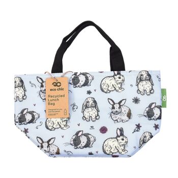 Sac à lunch pliable léger Eco Chic Bunny 1