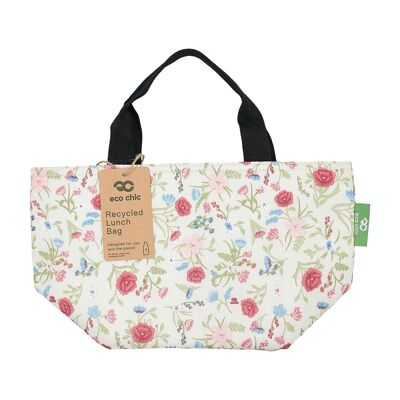 Eco Chic Lightweight Foldable Lunch Bag Floral