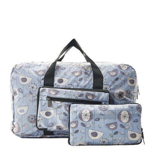 Eco Chic Lightweight Foldable Holdall 1950's Flower