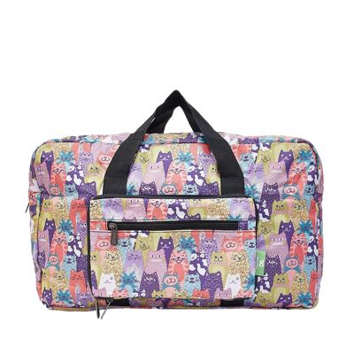 Eco Chic Lightweight Foldable Holdall Stacking Cats