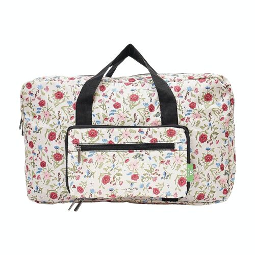 Eco Chic Lightweight Foldable Holdall Floral