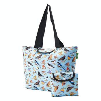 Sac de courses isotherme pliable léger Eco Chic Wild Birds 4