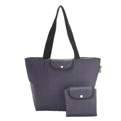 Eco Chic Lightweight Foldable Insulated Shopping Bag Disrupted Cubes