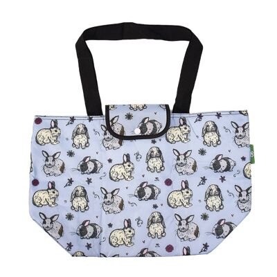 Eco Chic Lightweight Foldable Insulated Shopping Bag Bunny