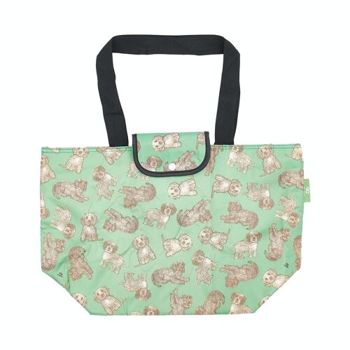 Eco Chic Lightweight Foldable Insulated Shopping Bag Cockerpoos