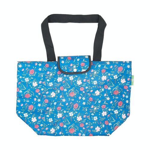 Eco Chic Lightweight Foldable Insulated Shopping Bag Floral
