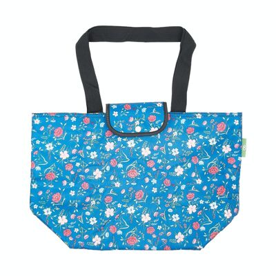 Bolso de la compra con aislamiento, plegable, liviano, ecológico, floral