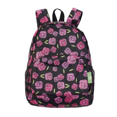 Eco Chic Lightweight Foldable Mini Backpack Mackintosh Rose
