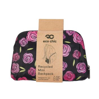 Mini sac à dos pliable léger Eco Chic Mackintosh Rose 3
