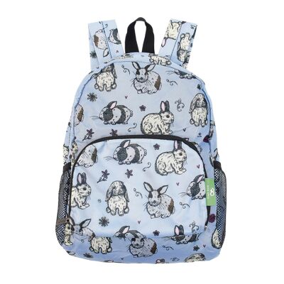 Eco Chic Lightweight Foldable Mini Backpack Bunny