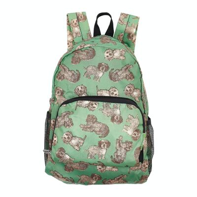 Eco Chic Leichter faltbarer Mini-Rucksack Cockerpoos