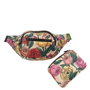 Sac Banane Pliable Léger Eco Chic Pivoines 2