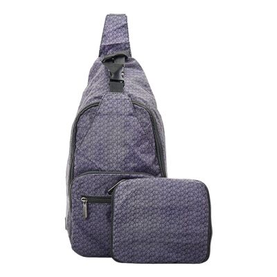 Borsa a tracolla pieghevole leggera Eco Chic Cubi interrotti