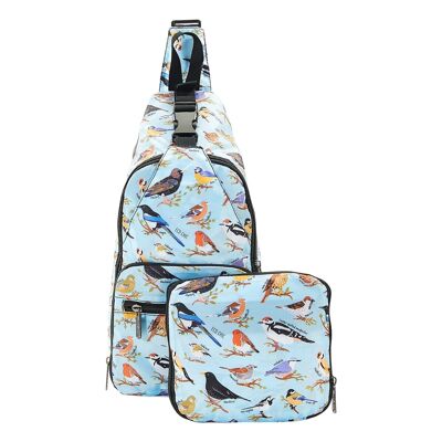 Borsa a tracolla pieghevole leggera eco chic Wild Birds