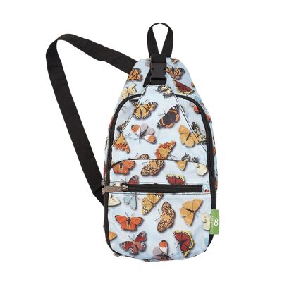 Eco Chic Lightweight Foldable Crossbody Bag Wild Butterflies