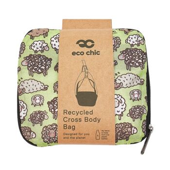 Sac à bandoulière pliable léger Eco Chic Cute Sheep 2