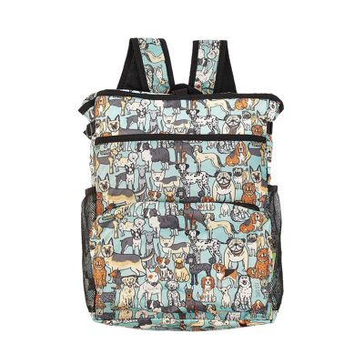 Eco Chic Lightweight Foldable Backpack Cooler Dogs