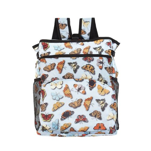 Eco Chic Lightweight Foldable Backpack Cooler Wild Butterflies